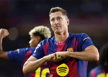 فيديو ليفاندوفسكي يسجل هدف برشلونة الأول أمام أتلتيك بلباو