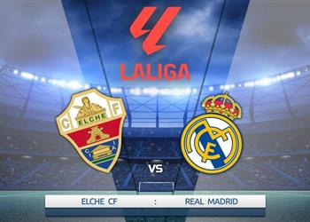 حكم مباراة ريال مدريد وإلتشي في الدوري الإسباني