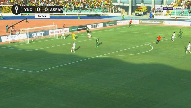 هدف فوز يانج افريكانز علي الجيش الملكي 1 0 دوري ابطال افريقيا