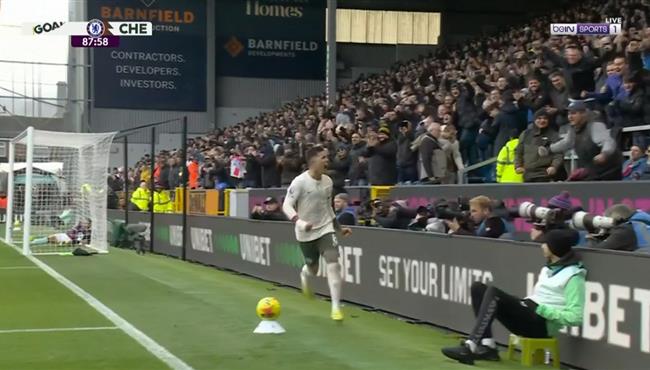 هدف إينزو فرنانديز في مرمي بيرنلي بالدوري الانجليزي