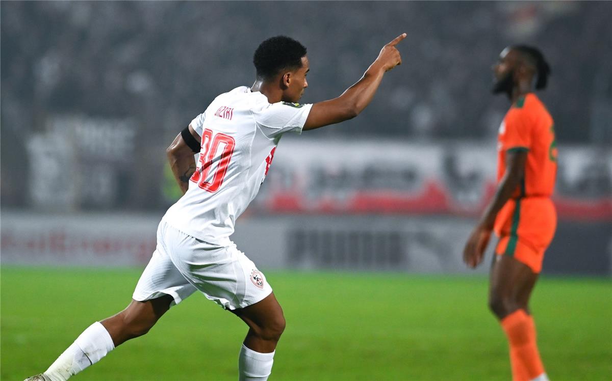 سيف الجزيري من مباراة الزمالك وزيسكو 