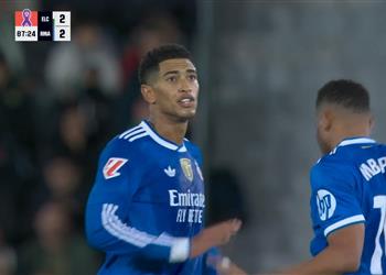 فيديو مباراة مجنونة إلتشي يسجل الهدف الثاني وبيلينجهام يتعادل سريع ا لـ ريال مدريد