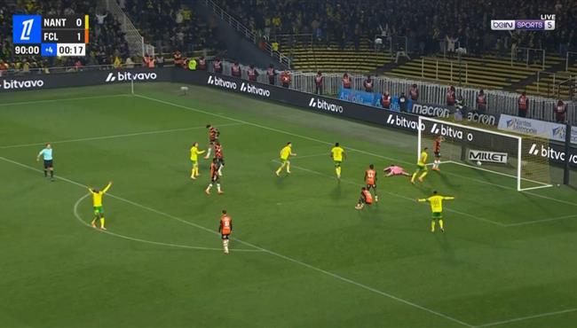 اهداف مباراة نانت ولوريان 1 1 الدوري الفرنسي