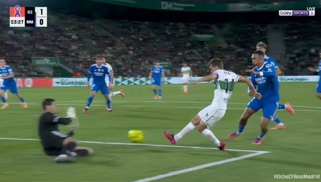 هدف التشي الاول في مرمي ريال مدريد بالدوري الاسباني