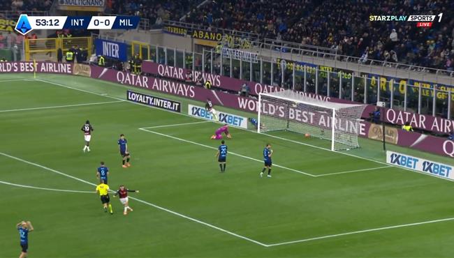 هدف فوز ميلان علي انتر 1 0 الدوري الايطالي