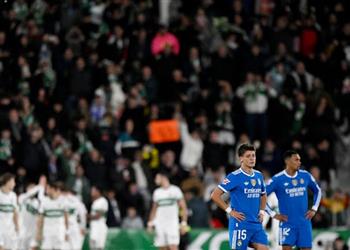 بشرى سارة في تدريبات ريال مدريد قبل مواجهة أولمبياكوس