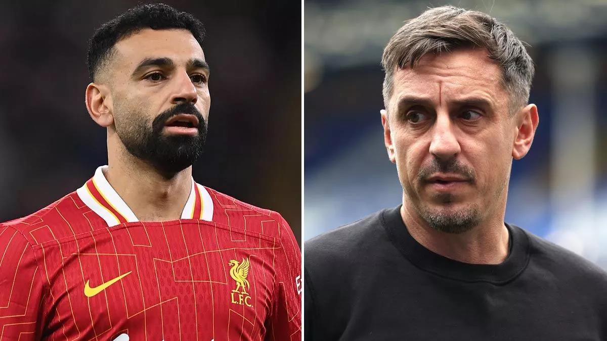 جاري نيفيل يدعو سلوت إلى إحداث ثورة في تشكيل ليفربول.. موقف محمد صلاح