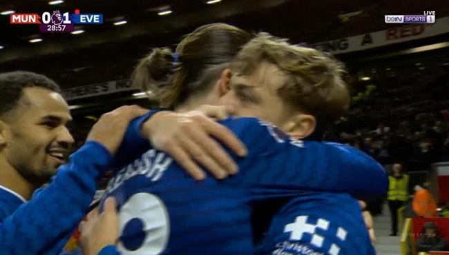 هدف فوز ايفرتون علي مانشستر يونايتد 1 0 الدوري الانجليزي