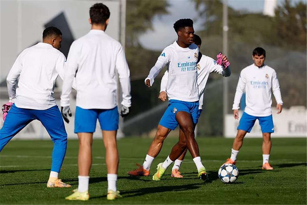 تطورات تدريبات ريال مدريد: عودة تشواميني وروديجر وغياب هويسن وكورتوا قبل مواجهة أولمبياكوس