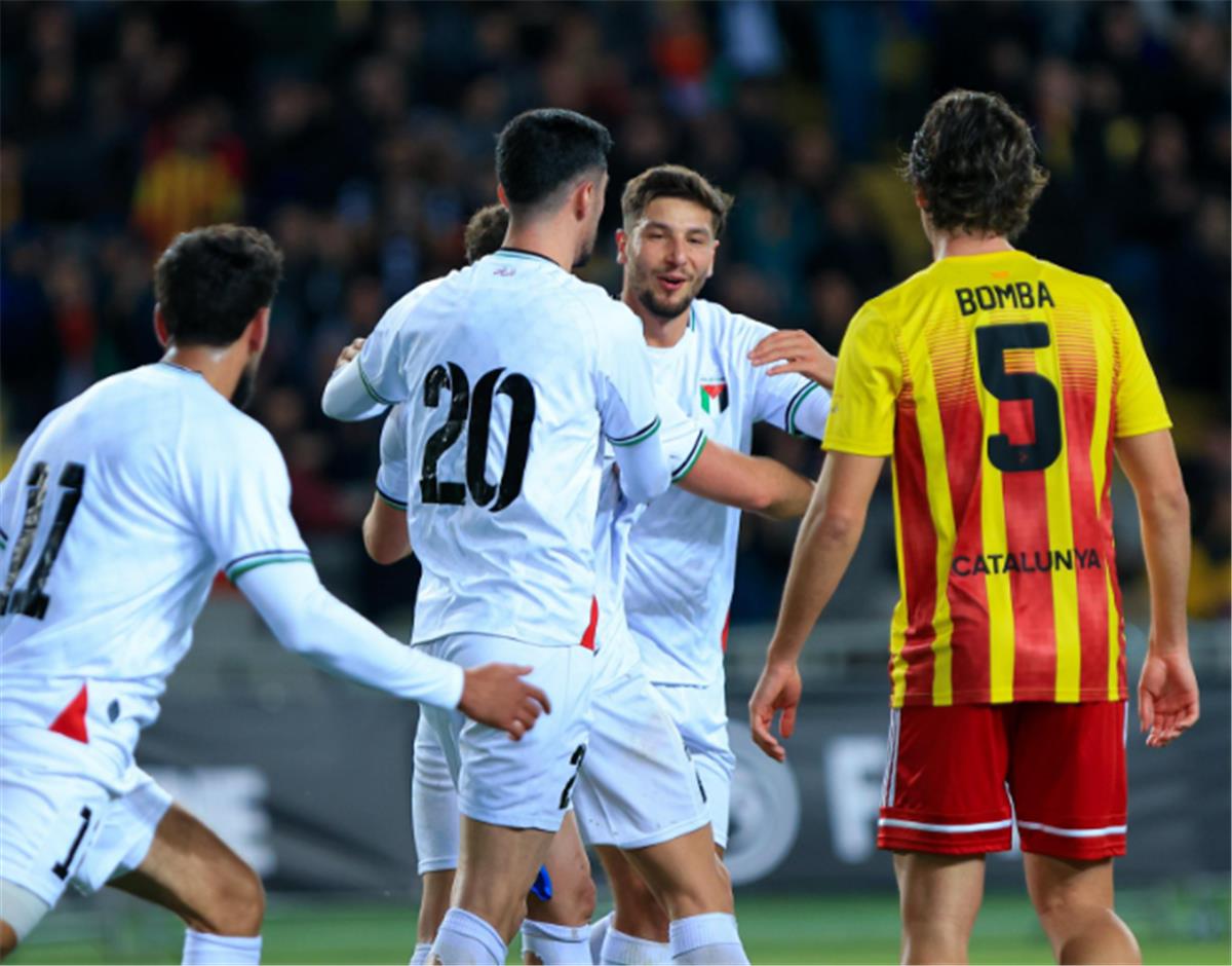 مباراة منتخب فلسطين