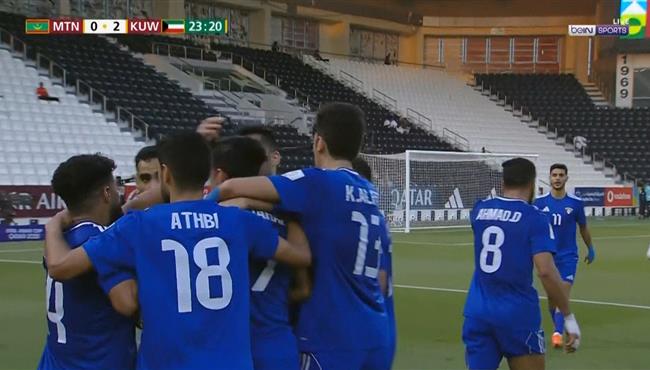 هدف الكويت الثاني في مرمي موريتانيا بكأس العرب