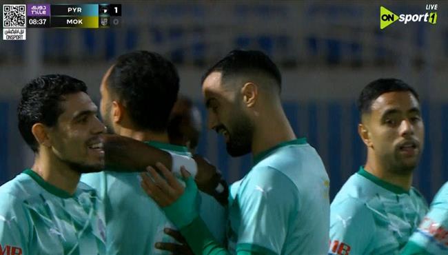 هدف بيراميدز الاول في مرمي المقاولون العرب بالدوري المصري