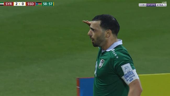 هدف سوريا الثاني في مرمي جنوب السودان بكاس العرب