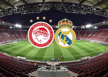 موعد والقناة الناقلة لمباراة ريال مدريد وأولمبياكوس اليوم في دوري أبطال أوروبا والمعلق