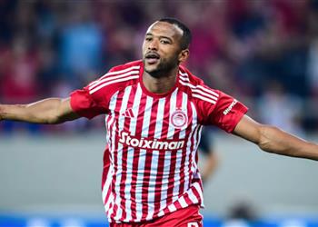 أيوب الكعبي يسجل هدف أولمبياكوس الثالث أمام ريال مدريد