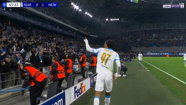 اهداف مباراة مارسيليا ونيوكاسل 2 1 دوري ابطال اوروبا