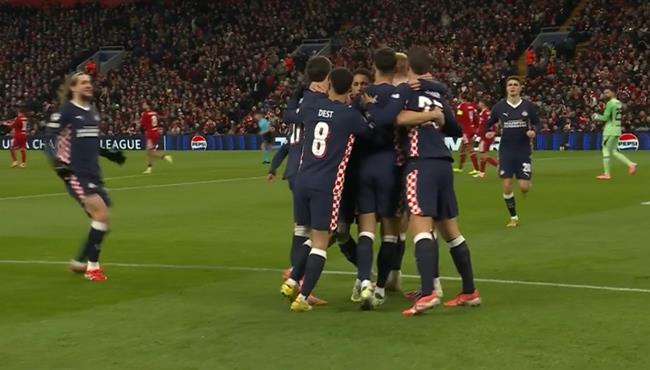 اهداف مباراة ليفربول وايندهوفن 1 4 دوري ابطال اوروبا