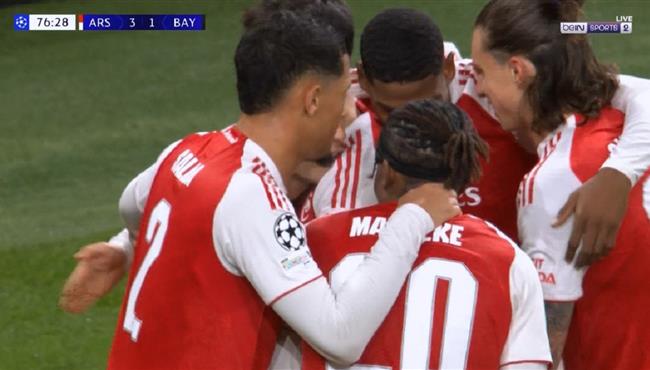 اهداف مباراة ارسنال وبايرن ميونخ 3 1 دوري ابطال اوروبا