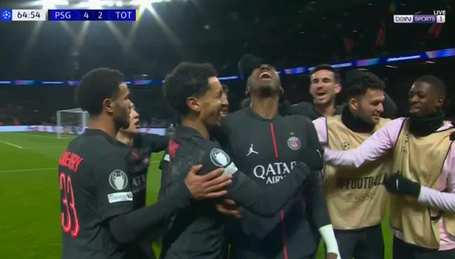 اهداف مباراة باريس سان جيرمان وتوتنهام 5 3 دوري ابطال اوروبا