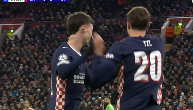 هدف ايندهوفن الثاني في مرمي ليفربول بدوري ابطال اوروبا