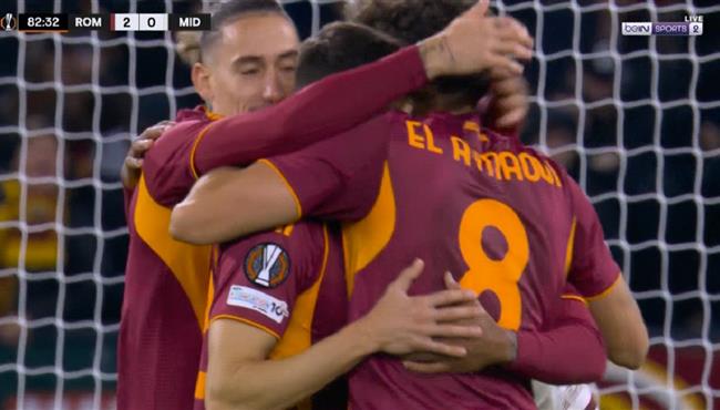 اهداف مباراة روما وميتلاند 2 1 الدوري الاوروبي