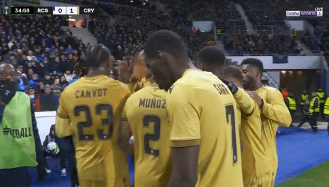 اهداف مباراة كريستال بالاس وستراسبورج 1 2 المؤتمر الاوروبي