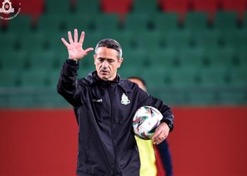 مدرب الجيش الملكي الأهلي سيشكل لنا متاعب وسنظهر قوتنا