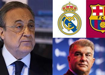 رد فعل ريال مدريد تجاه تصريحات لابورتا الساخرة من فلورنتينو بيريز