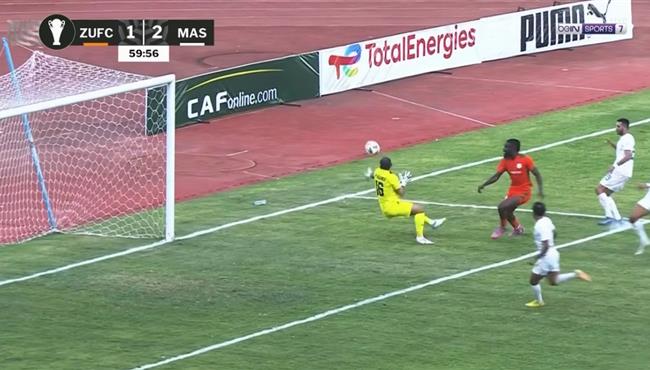 انقاذ رائع من محمود حمدي لمرمي المصري امام زيسكو بكأس الكونفيدرالية