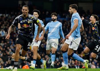 رجل مباراة مانشستر سيتي وليدز في الدوري الإنجليزي