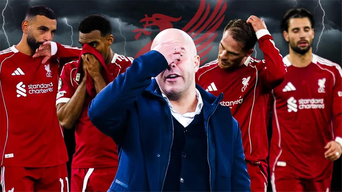 كواليس غرفة ملابس ليفربول بعد النتائج الكارثية وموقف اللاعبين من آرني سلوت