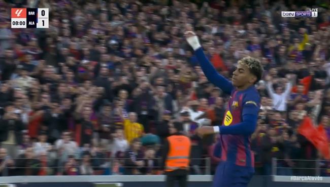 هدف لامين يامال في مرمي ديبورتيفو الافيس بالدوري الاسباني