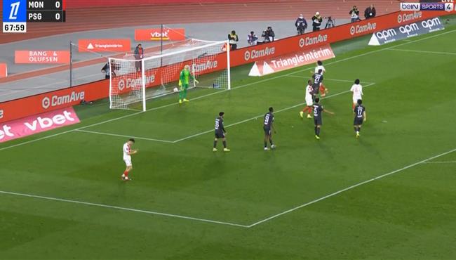 هدف فوز موناكو علي باريس سان جيرمان 1 0 الدوري الفرنسي