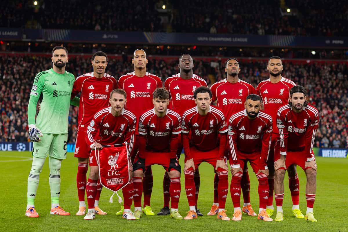 تشكيل ليفربول المتوقع أمام وست هام اليوم في الدوري الإنجليزي