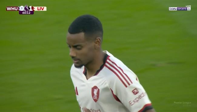 هدف ايزاك في مرمي وست هام بالدوري الانجليزي