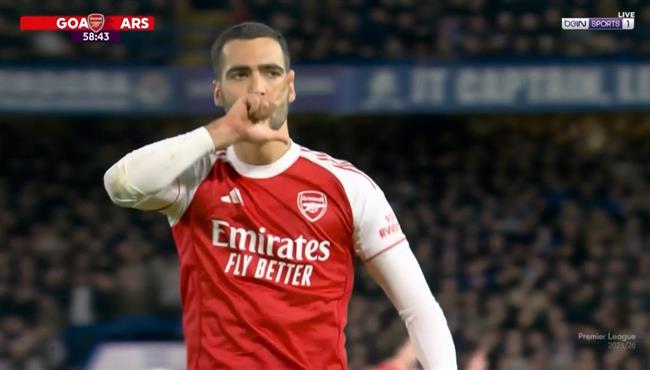 هدف تعادل ارسنال مع تشيلسي 1 1 مورينو