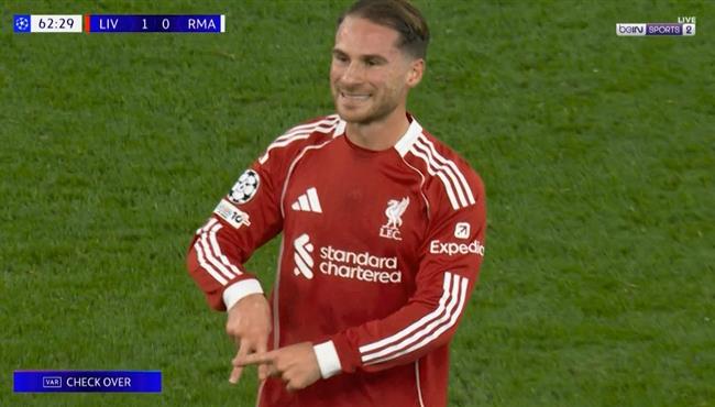 هدف ماك اليستير في مرمي ريال مدريد بدوري ابطال اوروبا