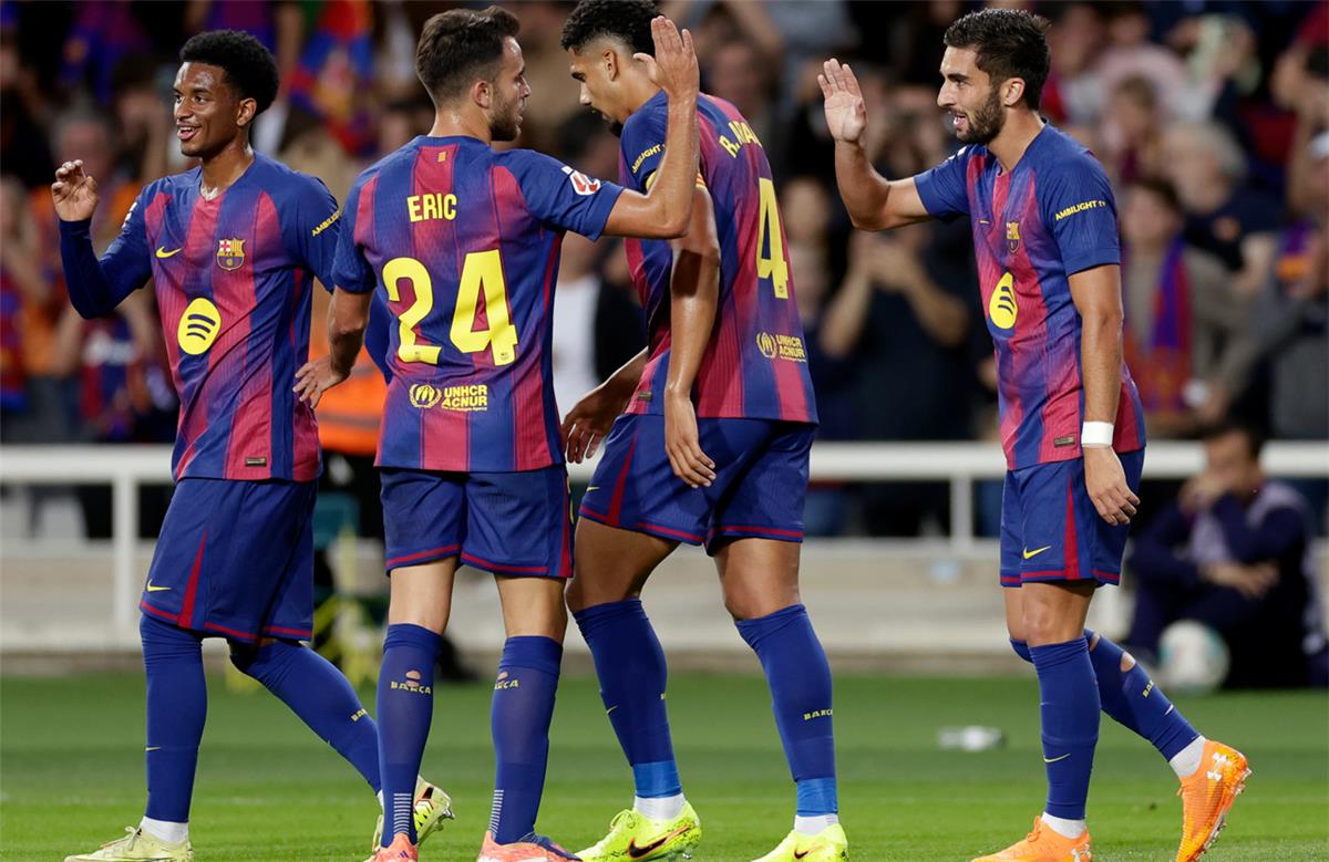 لاعبو برشلونة