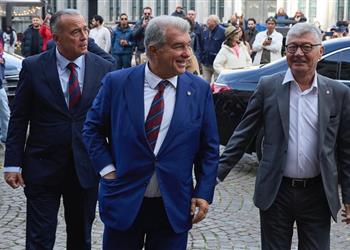 لابورتا يمازح مشجع ا بشأن هزيمة ريال مدريد أمام ليفربول