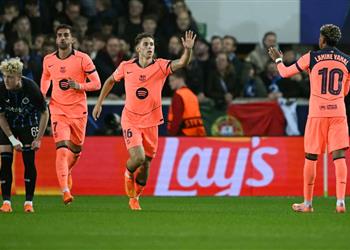 فيديو كلوب بروج يسجل الهدف الأول وبرشلونة يتعادل عن طريق فيران توريس