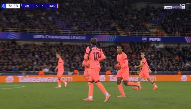 اهداف مباراة برشلونة وكلوب بروج 3 3 دوري ابطال اوروبا