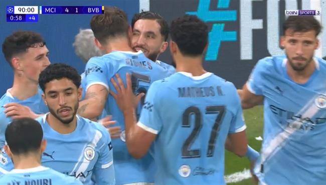 اهداف مباراة مانشستر سيتي وبوروسيا دورتموند 4 1 دوري ابطال اوروبا