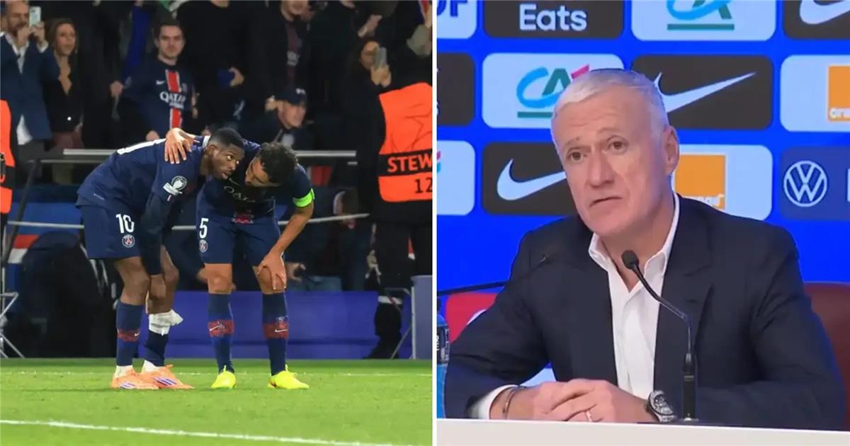 ديدييه ديشامب وعثمان ديمبلي