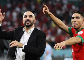 وليد الركراكي يعلن موقف أشرف حكيمي من التواجد مع منتخب المغرب في كأس أمم إفريقيا