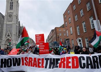 بندان يطيحان بالكيان الصهيوني الاتحاد الأيرلندي ينتصر لـ فلسطين ويتوجه لـ يويفا