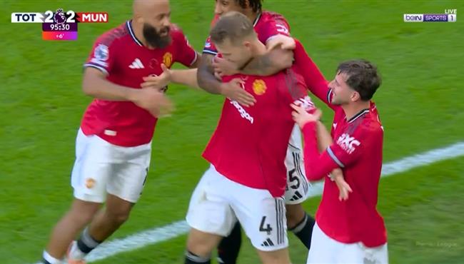 اهداف مباراة مانشستر يونايتد وتوتنهام 2 2 الدوري الانجليزي