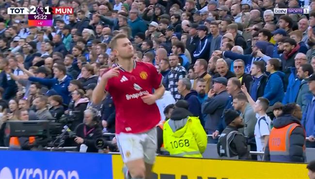 هدف تعادل مانشستر يونايتد القاتل مع توتنهام 2 2 الدوري الانجليزي