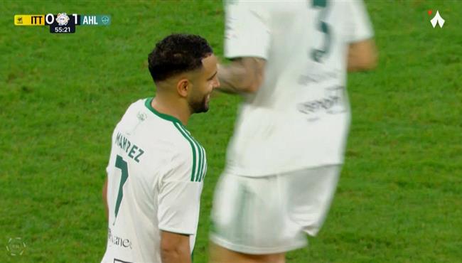 هدف رياض محرز في مرمي الاتحاد بالدوري السعودي