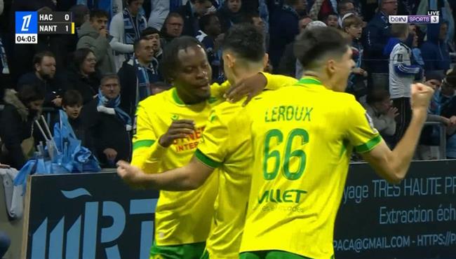 اهداف مباراة نانت ولوهافر 1 1 الدوري الفرنسي