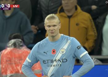 فيديو هالاند يهدر ركلة جزاء لـ مانشستر سيتي أمام ليفربول